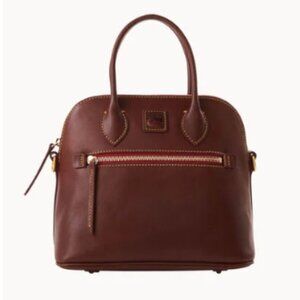 Dooney & Bourke Florentine Domed Satchel in Chestnut